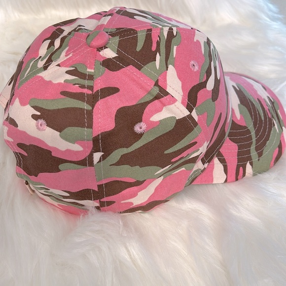 Cotton Denim Ladies Camouflage Cap NEW - Picture 4 of 8